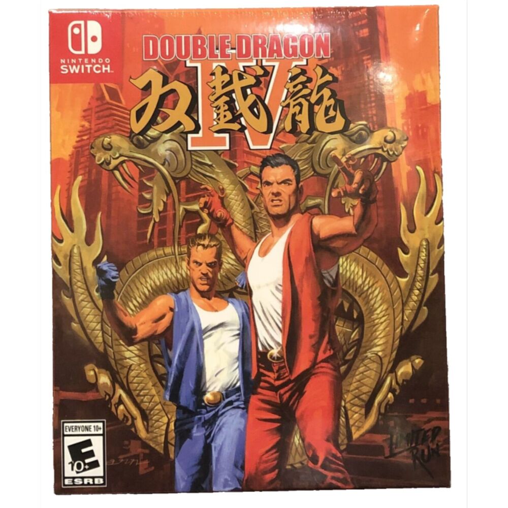 Double Dragon IV Classic Edition Nintendo Switch New Sealed Limited Run LRG 107